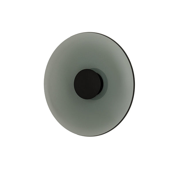 Applique Murale ZAMBELIS D500 22W CCT Dimmable DESIGN Verre Fume et Noir Mat 25273