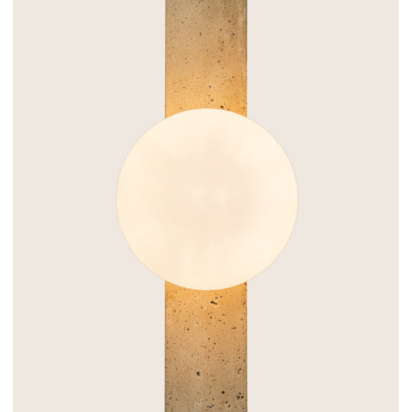 Applique Murale ZAMBELIS G9 DESIGN Pierre Naturelle Sans Source 25315