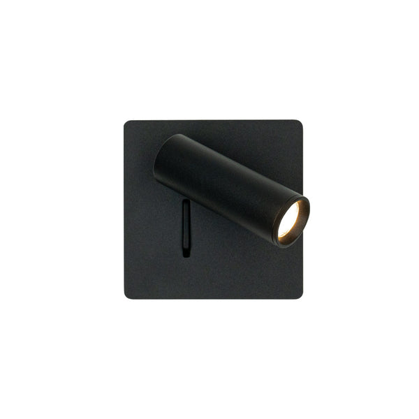 Applique Murale ZAMBELIS Lecture 3W Interrupteur DESIGN Noir Sable 25281