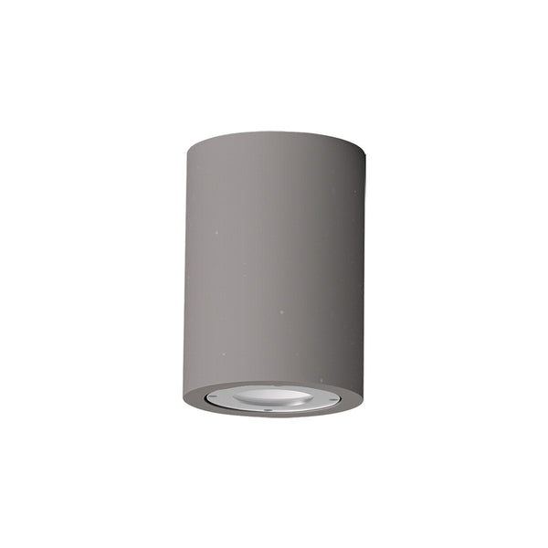 Plafonnier Exterieur ZAMBELIS D100 GU10 IP54 DESIGN Beton Sans Source E480