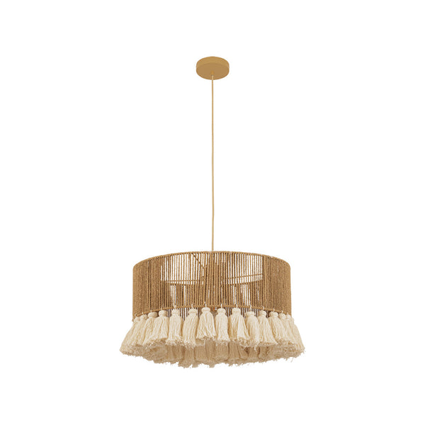 Suspension ZAMBELIS D400 E27 DESIGN Corde a Papier Sans Source 25334