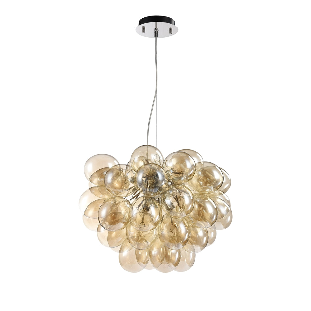 Balbo Suspension luminaire argenté