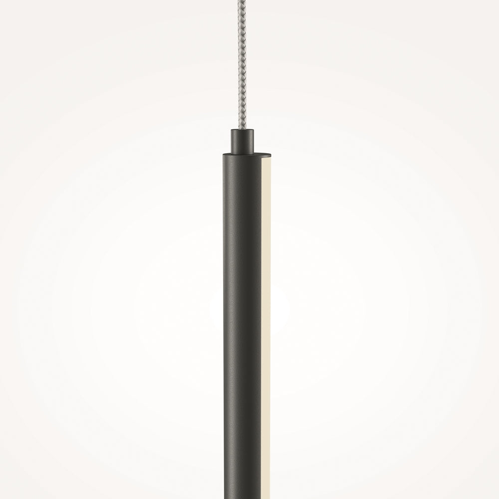 Halo Suspension luminaire noir