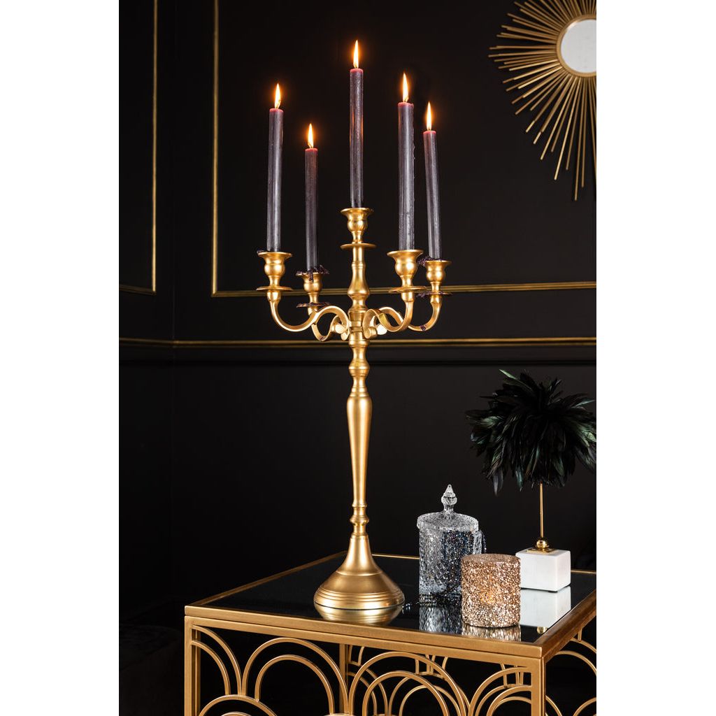 Rayon Miroir Métal Verre Doré - Designix