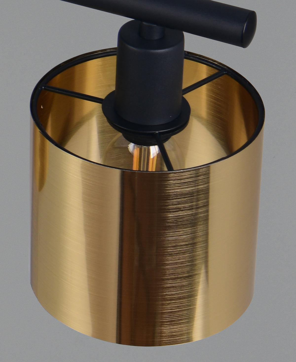 Suspension Jason 4 lumières dorée