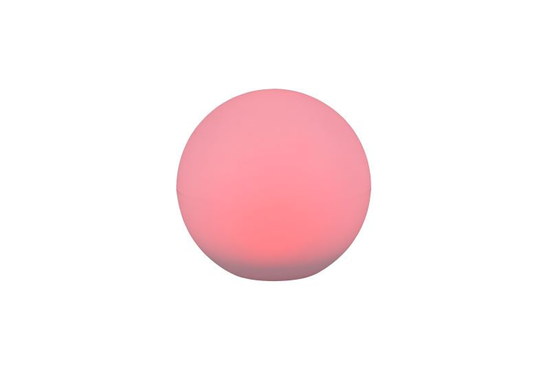 Lampe à poser sans fil Melo blanche, Ø 30 cm
