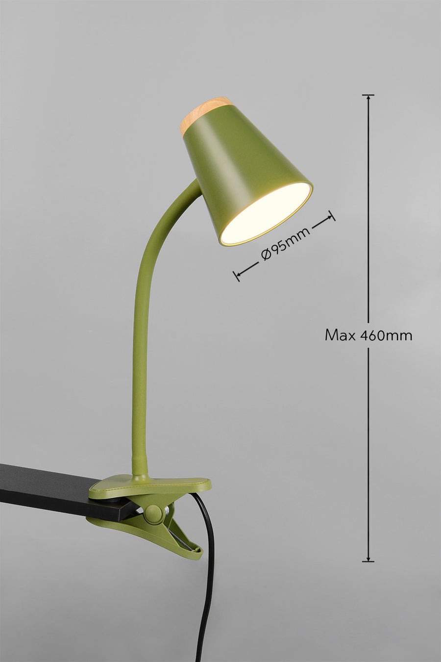 Lampe de bureau Pongo verte