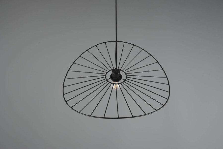 Suspension Chapeau noire mat