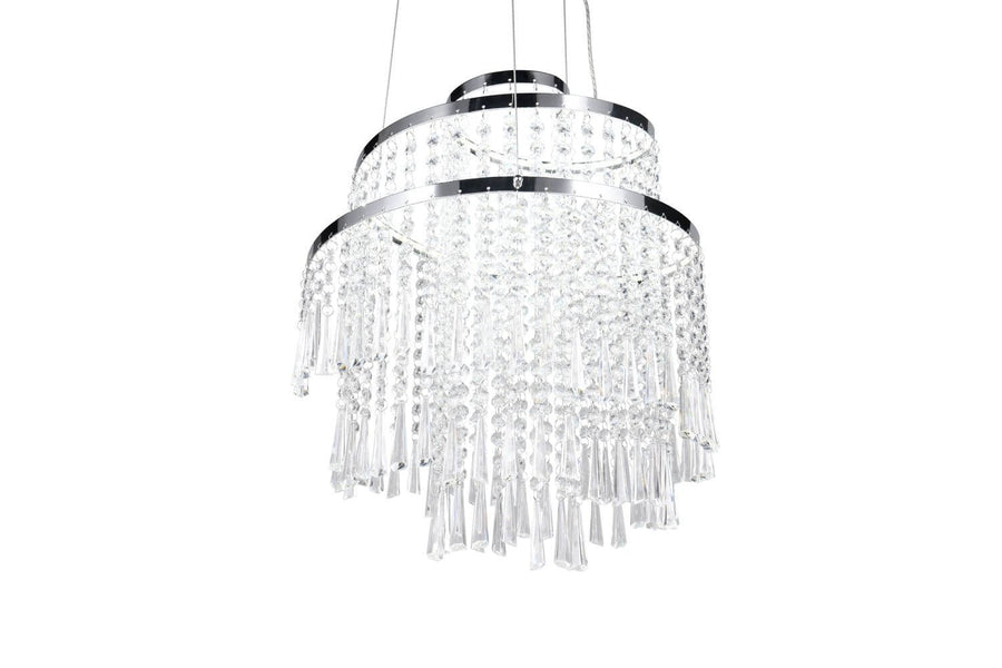 Suspension Pomp chromée