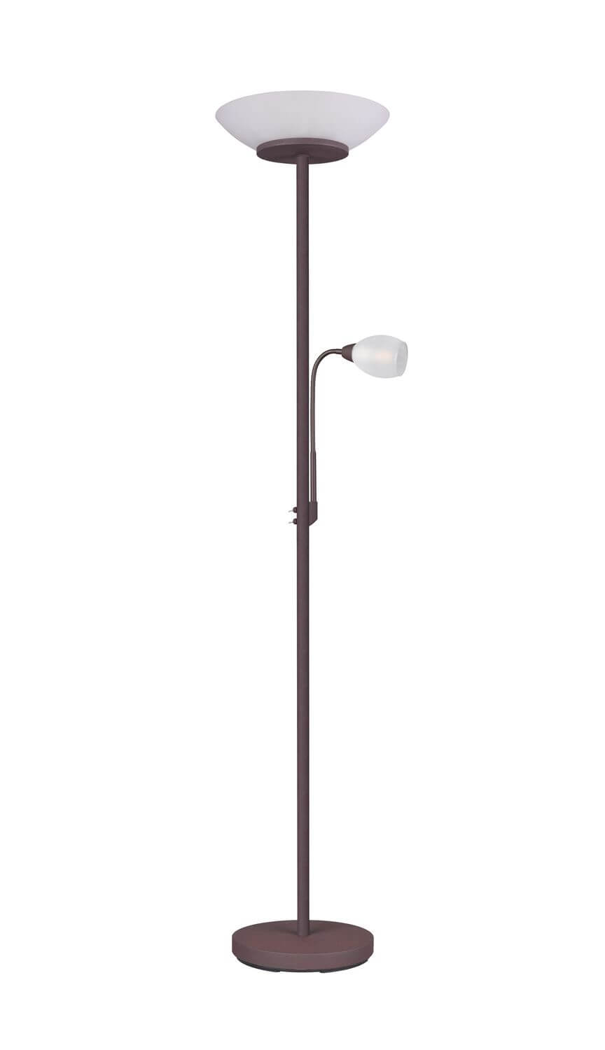 Lampadaire Gerry 2 lumières rouille