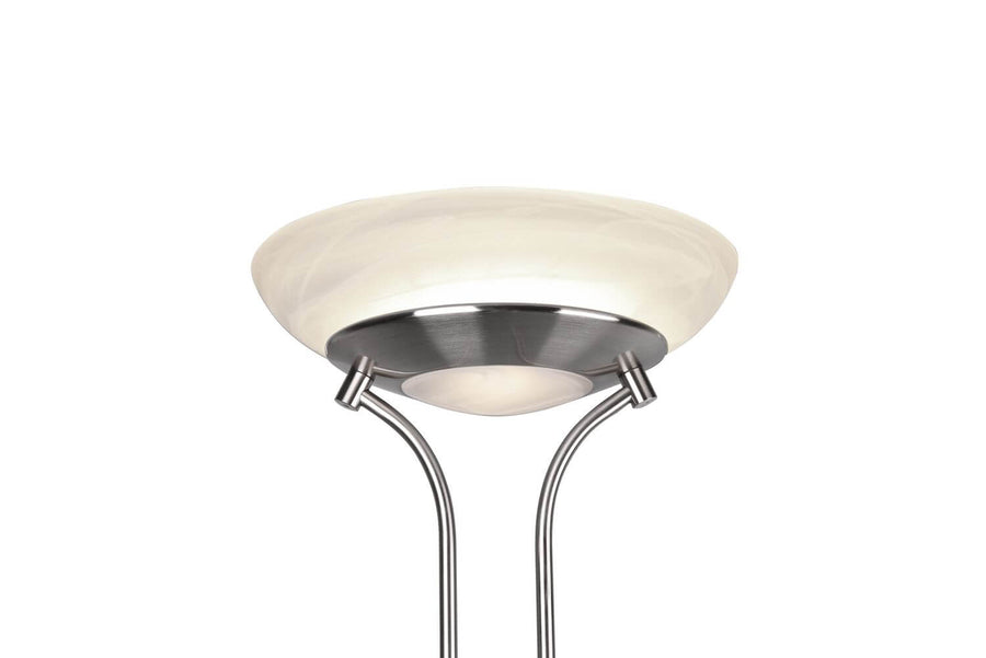 Lampadaire Orson nickel satiné