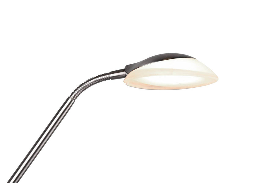 Lampadaire Orson nickel satiné