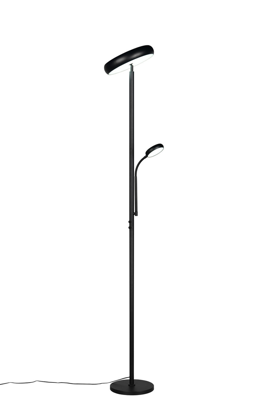 Lampadaire Palermo noir mat