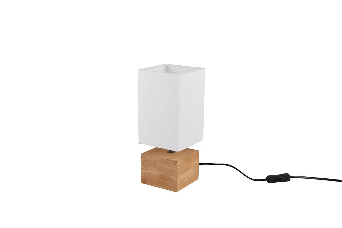 Lampe à poser Woody bois, H 30 cm (R50171030)