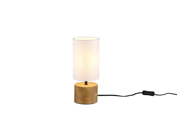 Lampe à poser Woody bois, H 30 cm (R50171930)