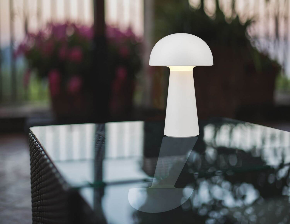 Lampe extérieure Lennon blanche
