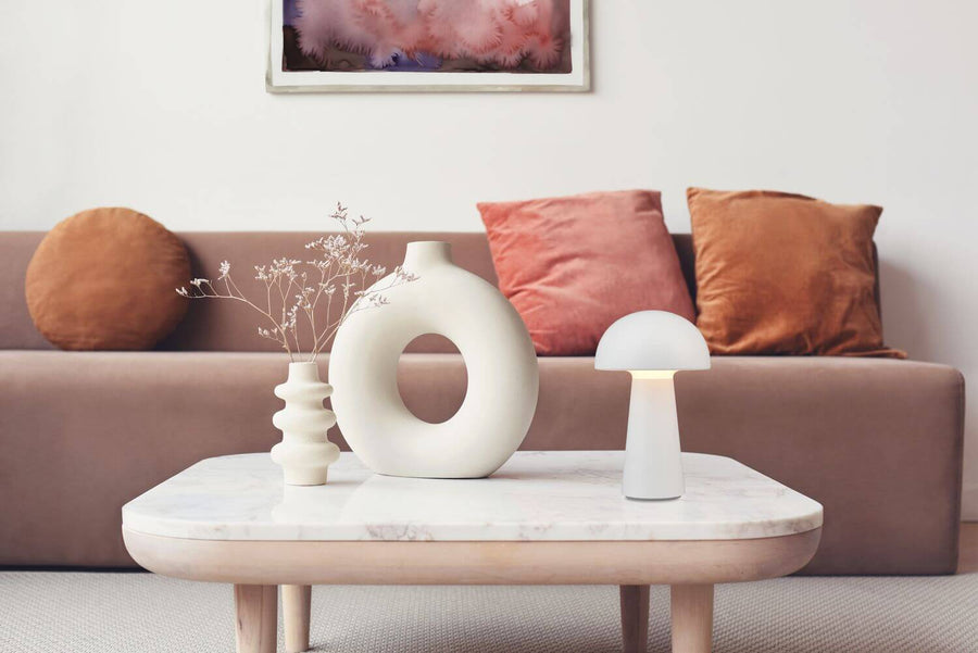 Lampe extérieure Lennon blanche