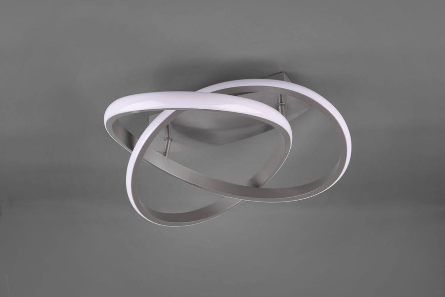 Plafonnier Course nickel satiné (R62051407)