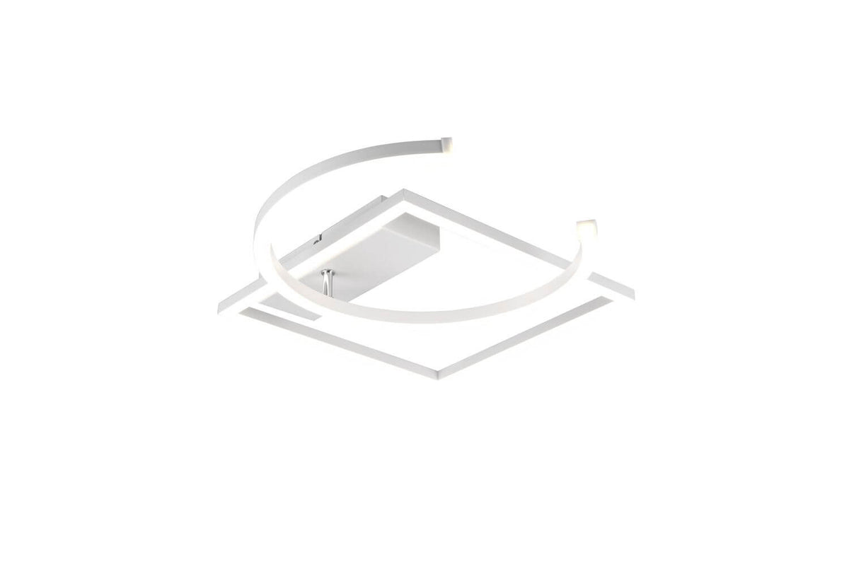 Plafonnier Pivot blanc mat