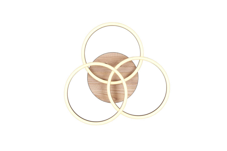 Plafonnier Circle bois