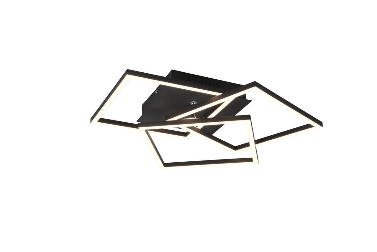 Plafonnier Mobile noir mat