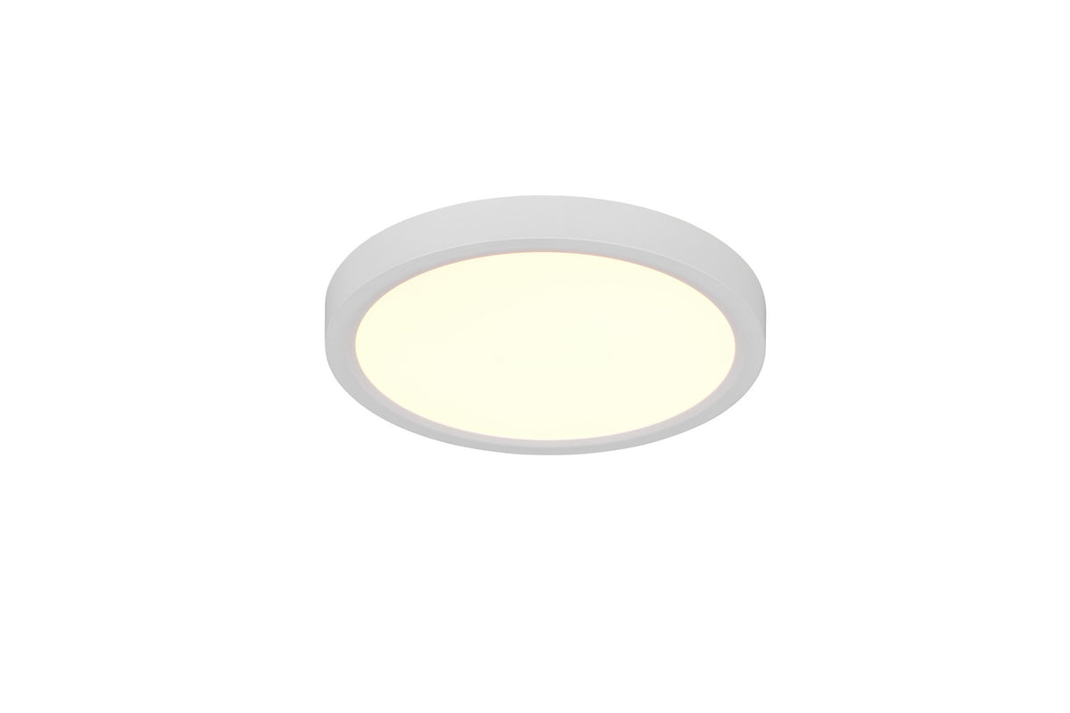 Plafonnier Draco blanc mat, Ø 23 cm