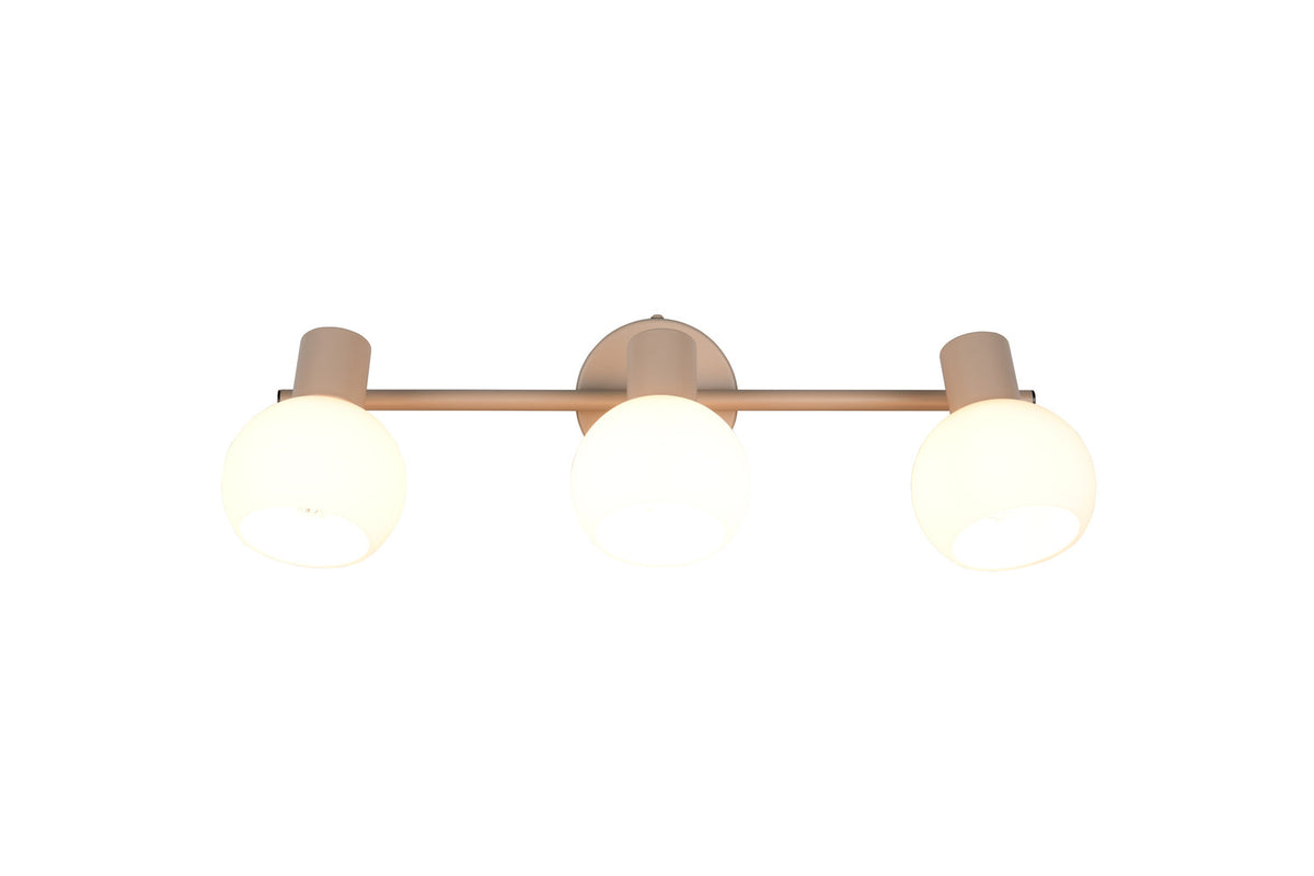 Spot Boba 3 lumières beige
