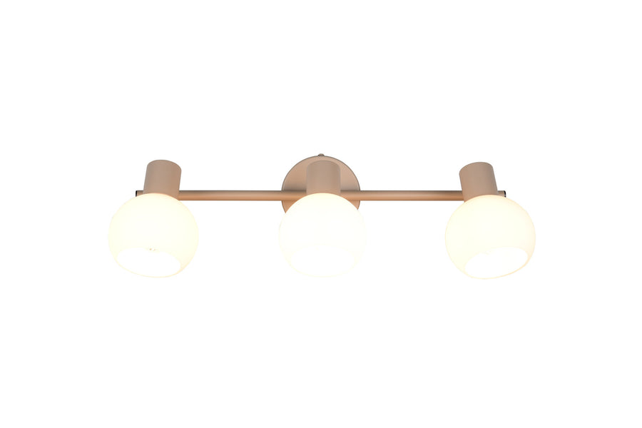 Spot Boba 3 lumières beige