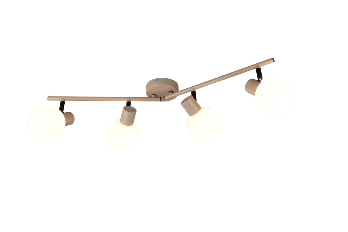 Spot Boba 4 lumières beige