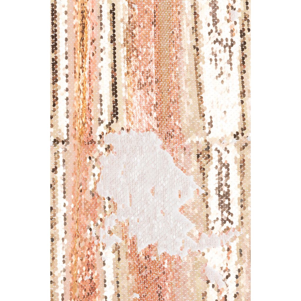 Rideau Paillettes Réversibles Champagne Blanc - Designix