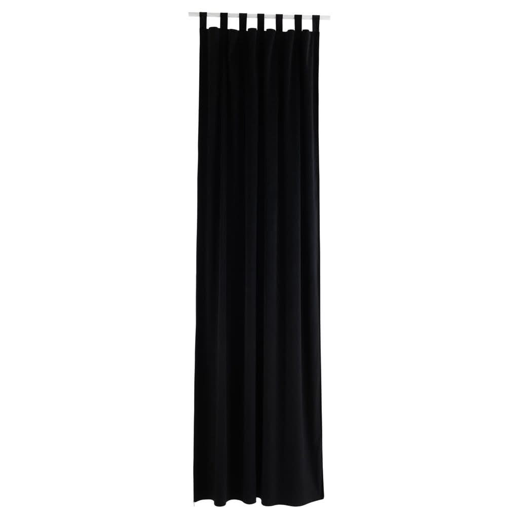 Rideau Velours Noir 270cm Long - Designix