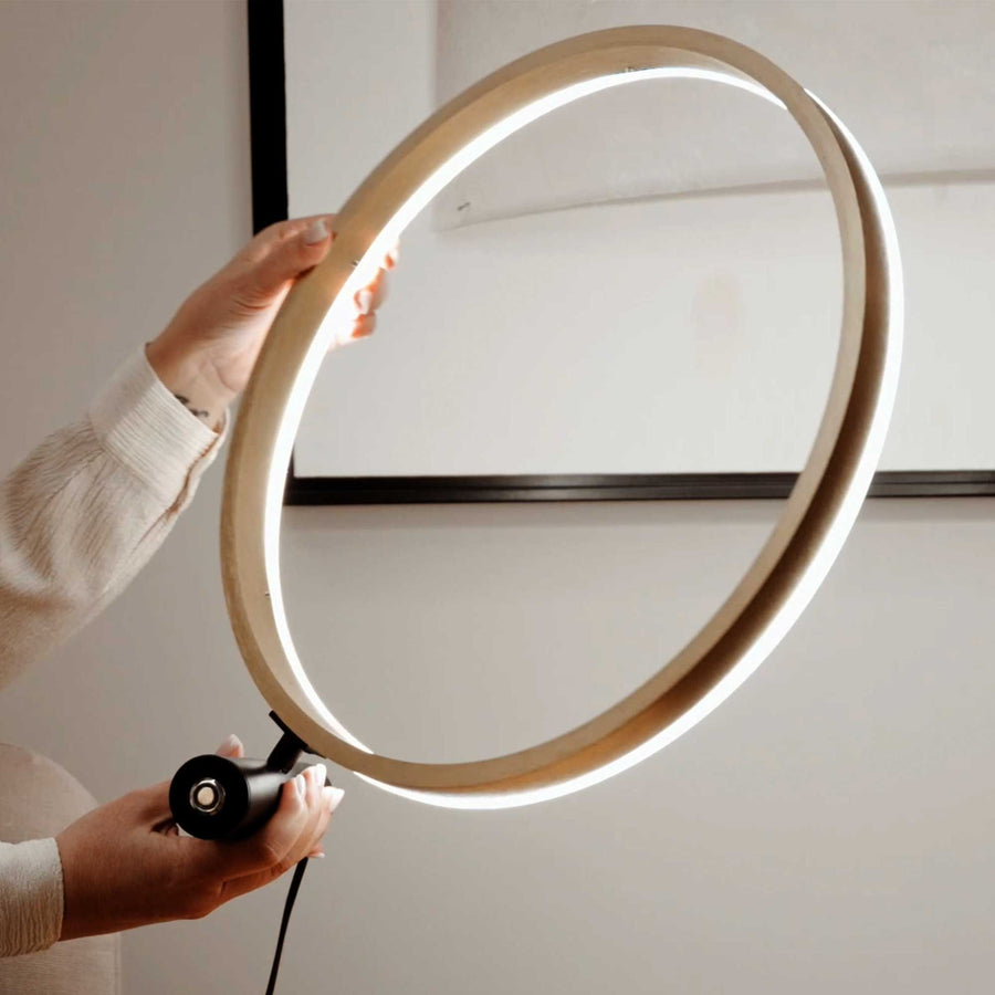 Lampe à poser LED Ring directe ou indirecte