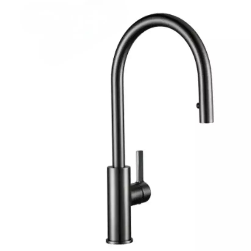 Robinet de Cuisine avec Douchette - Designix Robinets et Mitigeurs Argent