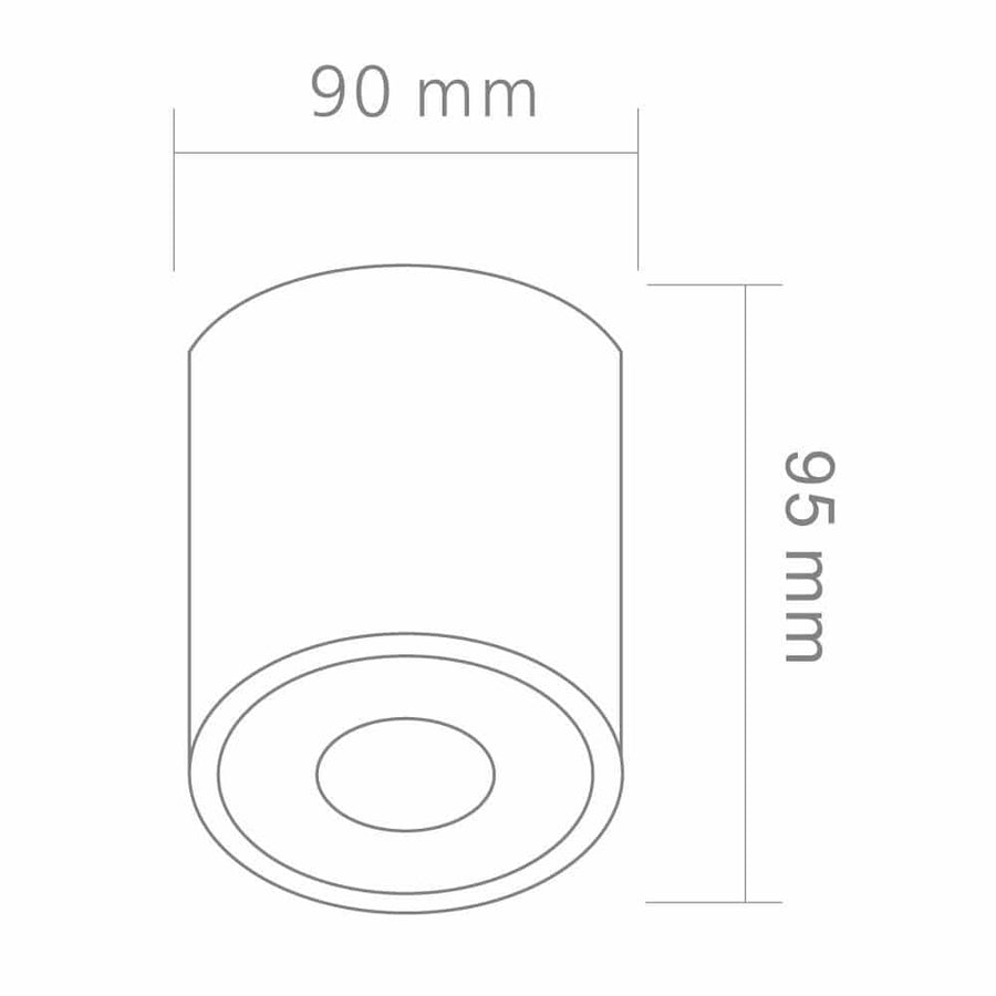 Spot plafond Rullo, IP44