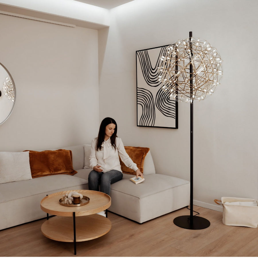 Lampadaire LED Atom, variateur tactile