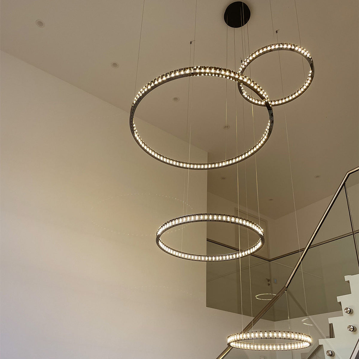 Suspension LED Atom Ring