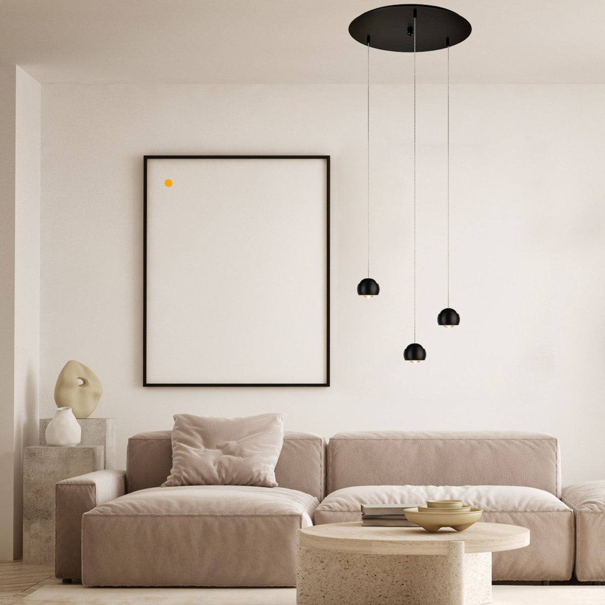Suspension LED Beam 3 ou 5 lumières