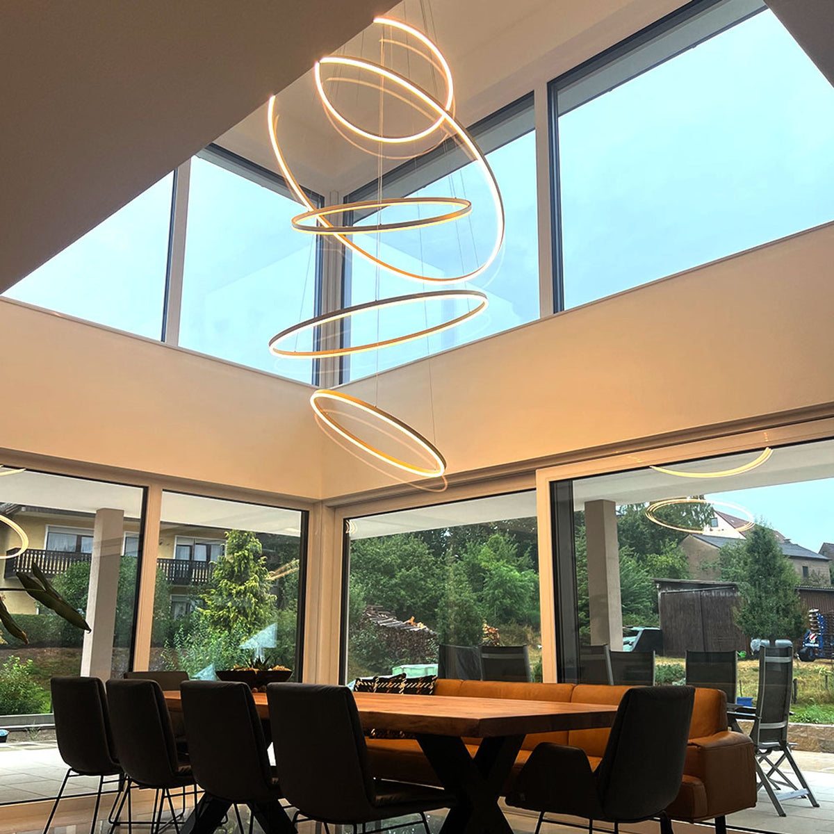 Suspension LED Ring, Ø 150 cm
