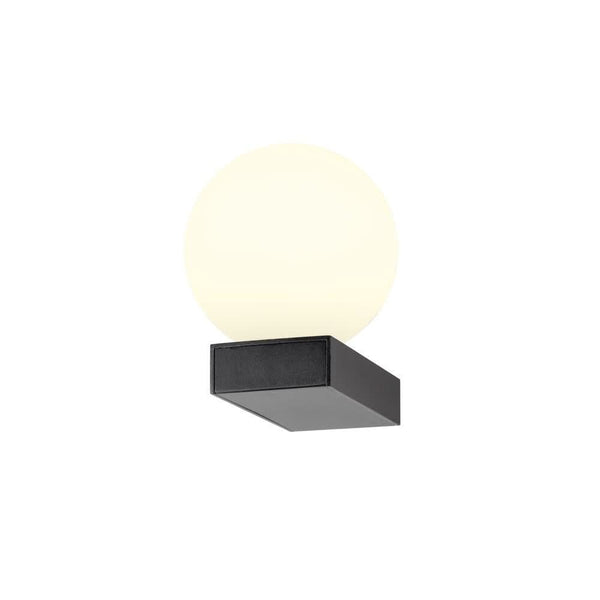 Applique murale SUN noire, H 18,5 cm