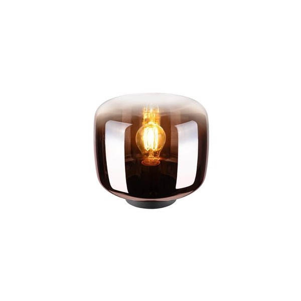 Lampe à poser Pantilo cuivrée, Ø 23 cm