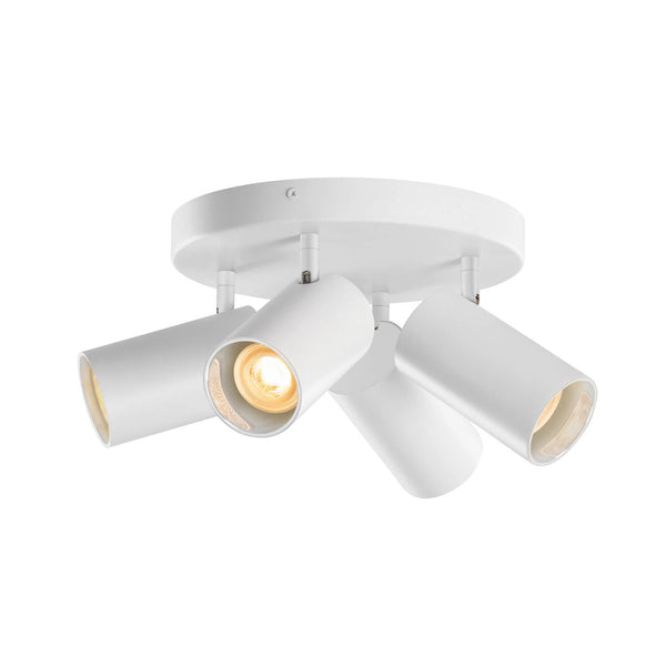 Spot Asto blanc, 4 lumières