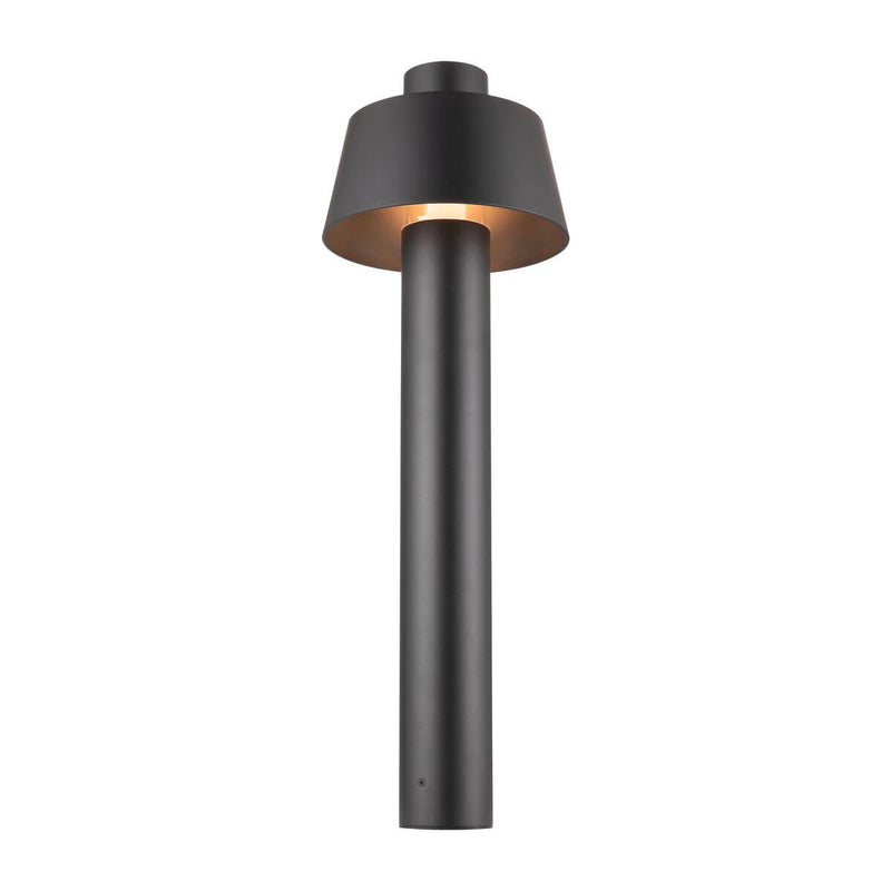 Lampadaire extérieur Photoni noir, H 75 cm