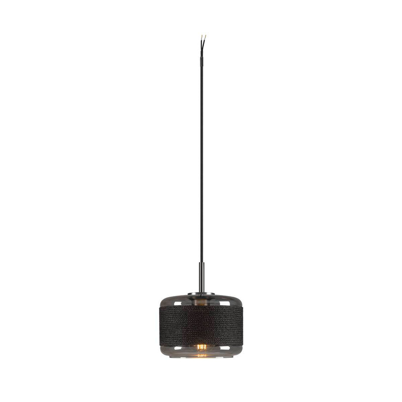 Suspension Pantilo Rope argentée, H 22 cm