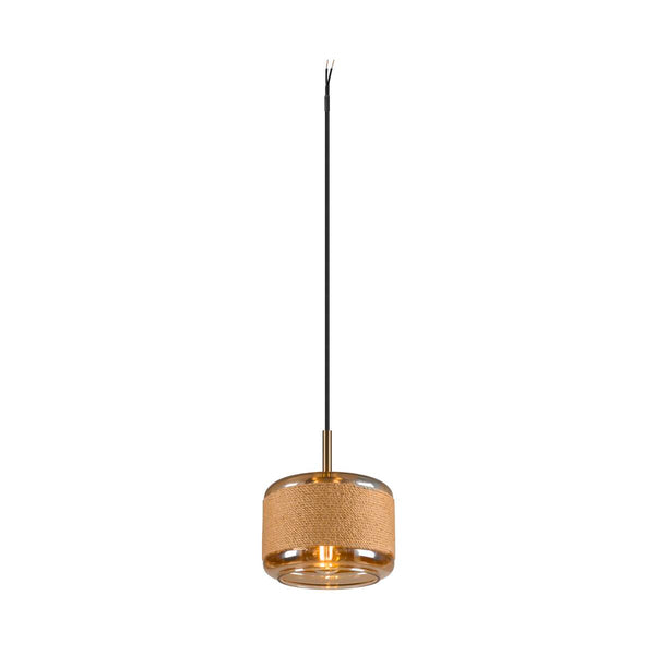Suspension Pantilo Rope dorée, H 22 cm