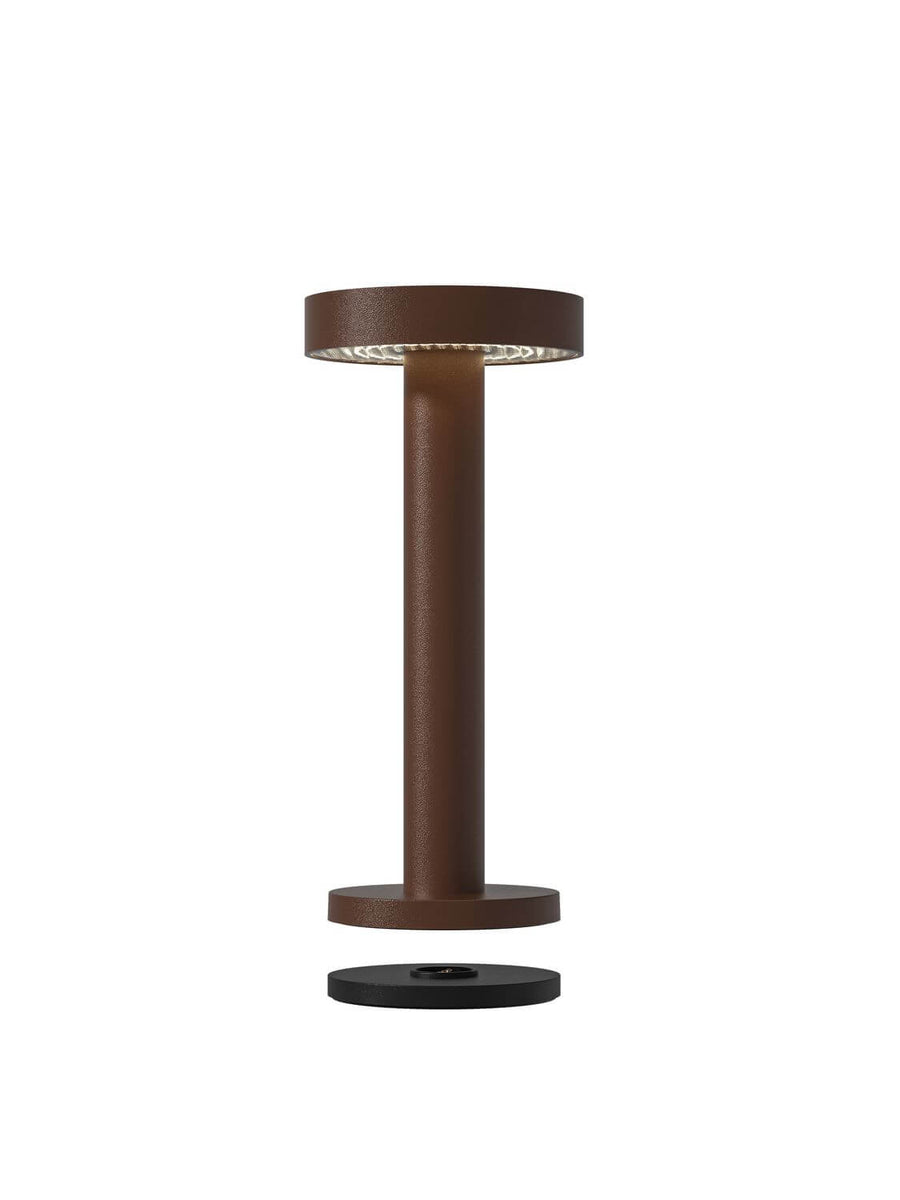 Lampe à poser sans fil Boro rouille