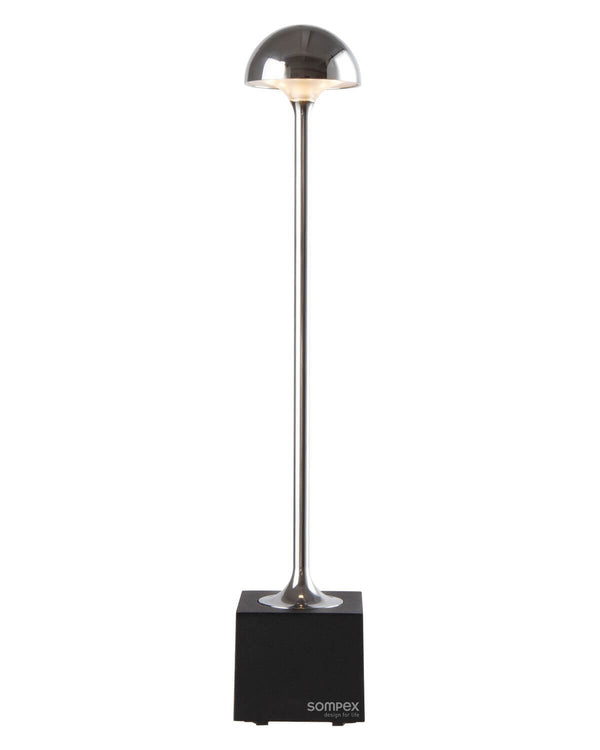 Lampe à poser sans fil Flora chromée