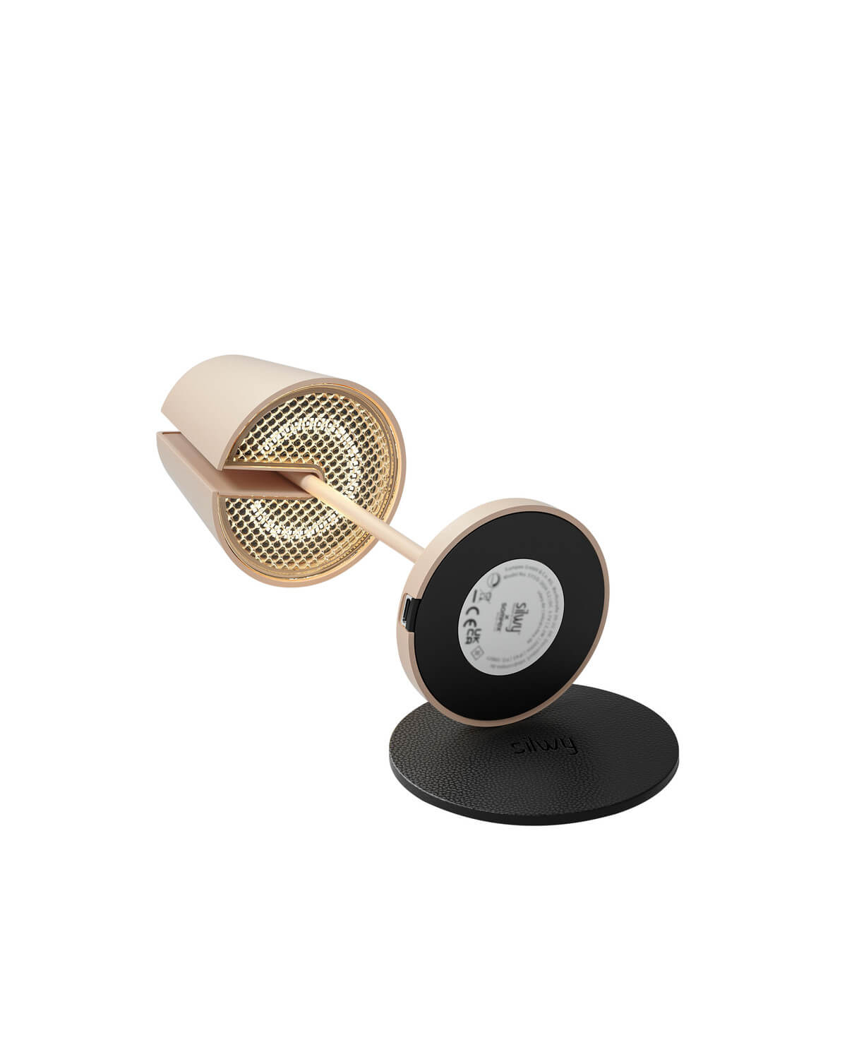 Lampe extérieure Silwy beige, L 20,5 cm