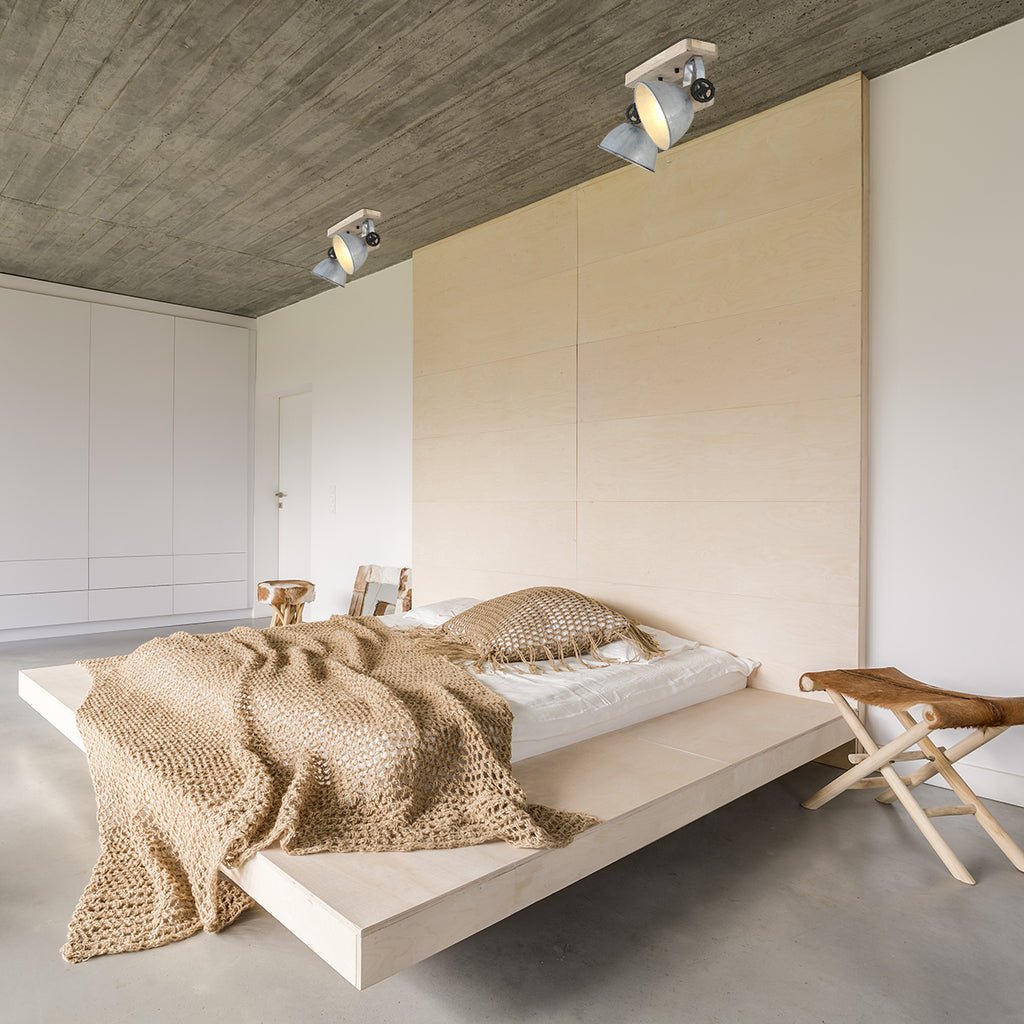 Spot Industriel 2 Lumières Pivotant | Haro - Designix Suspension Luminaire
