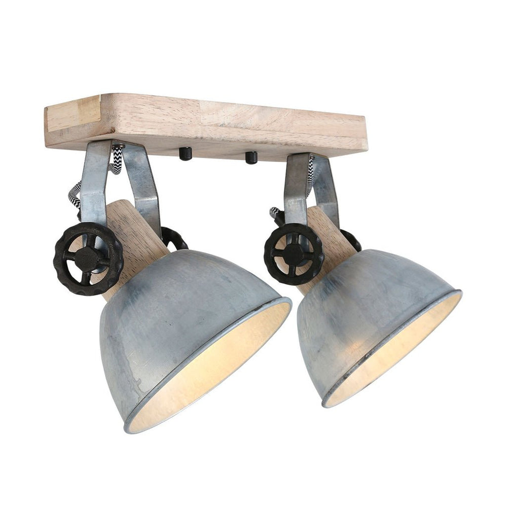 Spot Industriel 2 Lumières Pivotant | Haro - Designix Suspension Luminaire