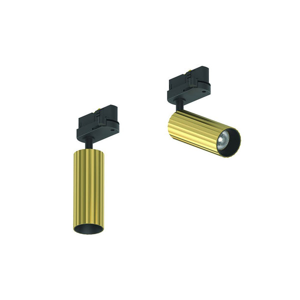 SpotRail ZAMBELIS D45 7W DESIGN Laiton Brosse S114